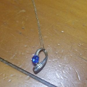 London Blue Topaz necklace